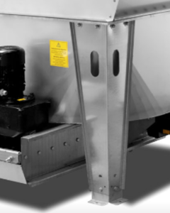 Straw dispenser f/80mm pipe w/cross conveying auger+transfer